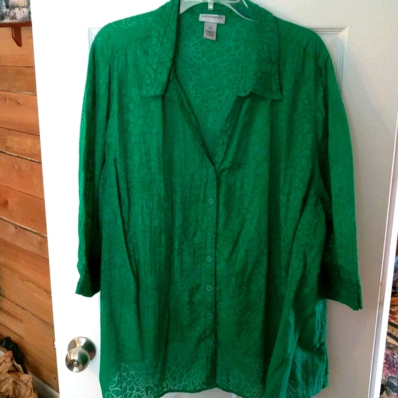Catherines Tops - Catherine's green top